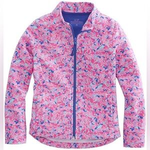 Vineyard Vines Pink Whale Toddler Full Zip